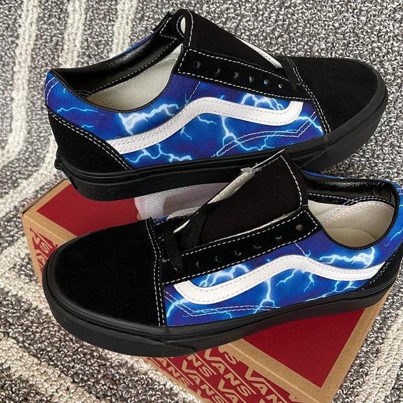 Vans Old Skool Lightning Black/Blue WMNS - Picture 11 of 16
